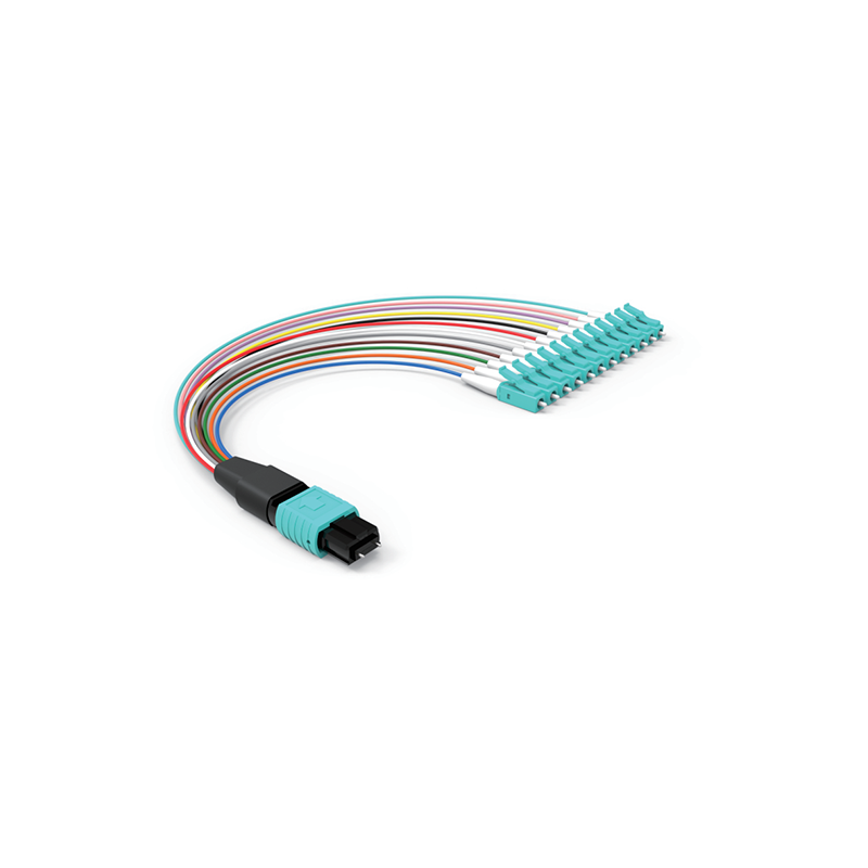 MPO-LC Boxed 12 Cores Fiber Optic Patch Cords